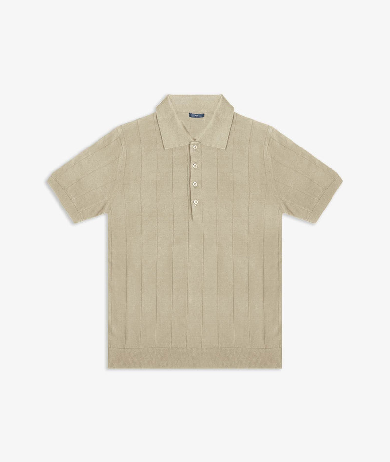 Polo in lino e cotone Saint Tropez