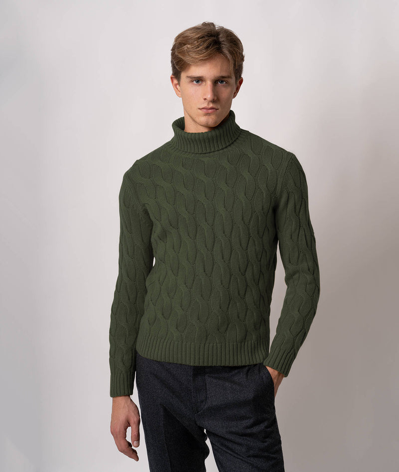 Maglione dolcevita in cashmere Lapponia