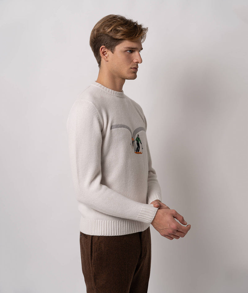 Girocollo in cashmere Ski Collection capsule