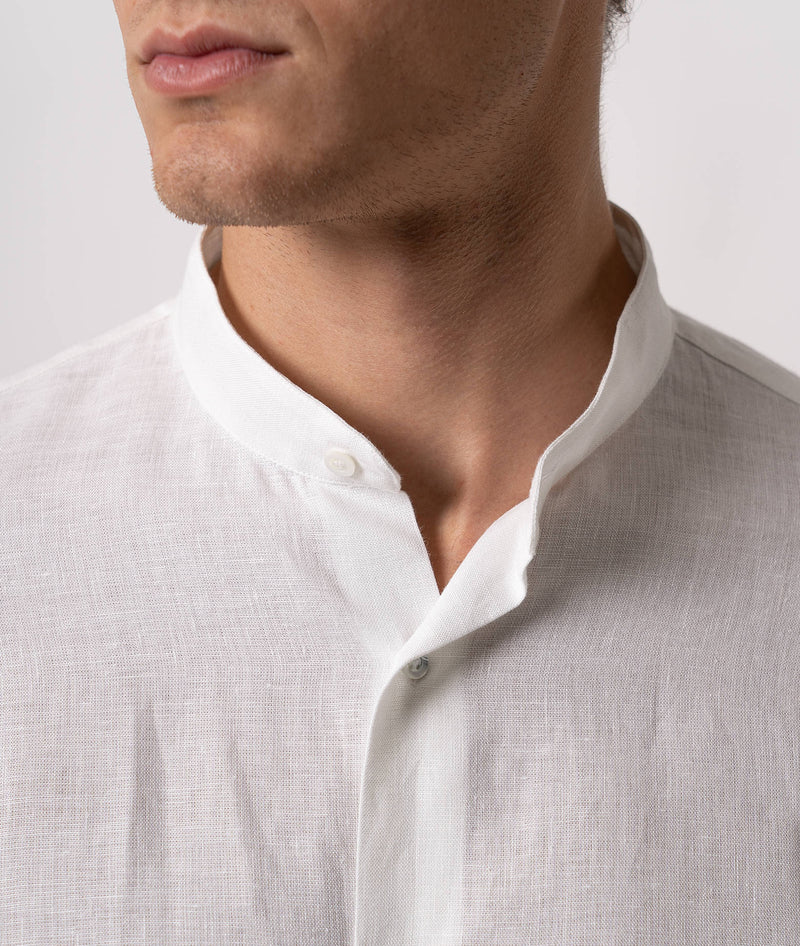 Camicia casual in lino Kensington